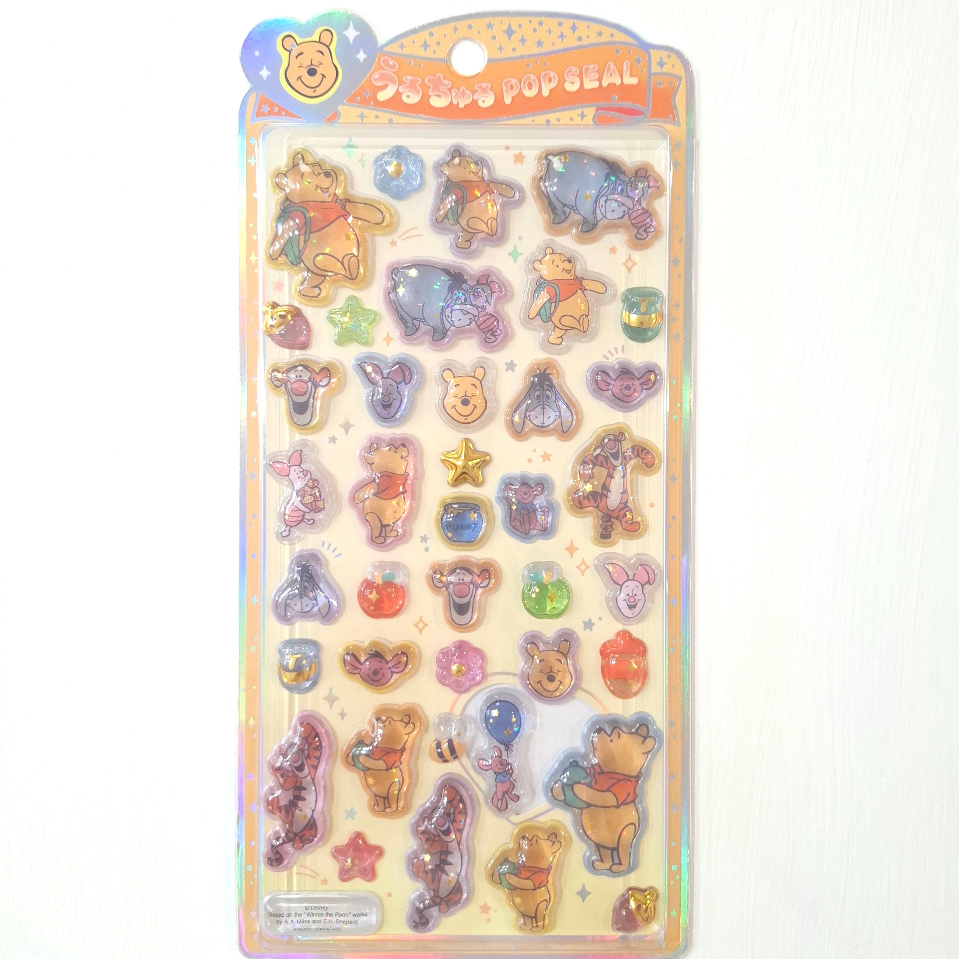 プーさん ディズニー うるちゅるポップシール | tuuli 文具＆雑貨店