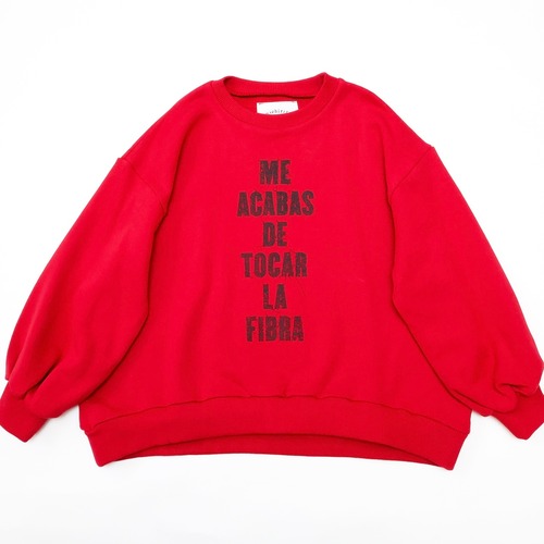 【michirico】【26AW】【16】【S-M】Fake embroidery pullover