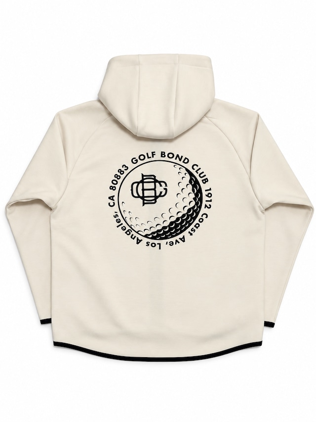 BALL TECK ZIP HOODIE O.WHITE【PRE ORDER】