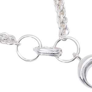 【Marine Serre】SILVER PLATTED CHARM NECKLACE