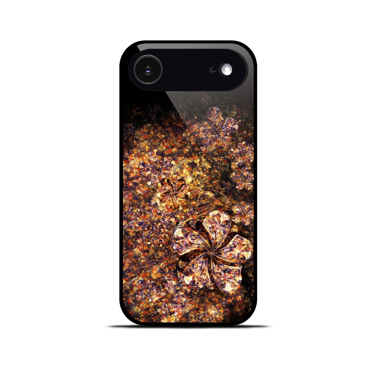 宝華 - 和風 角丸型 強化ガラスiPhoneケース