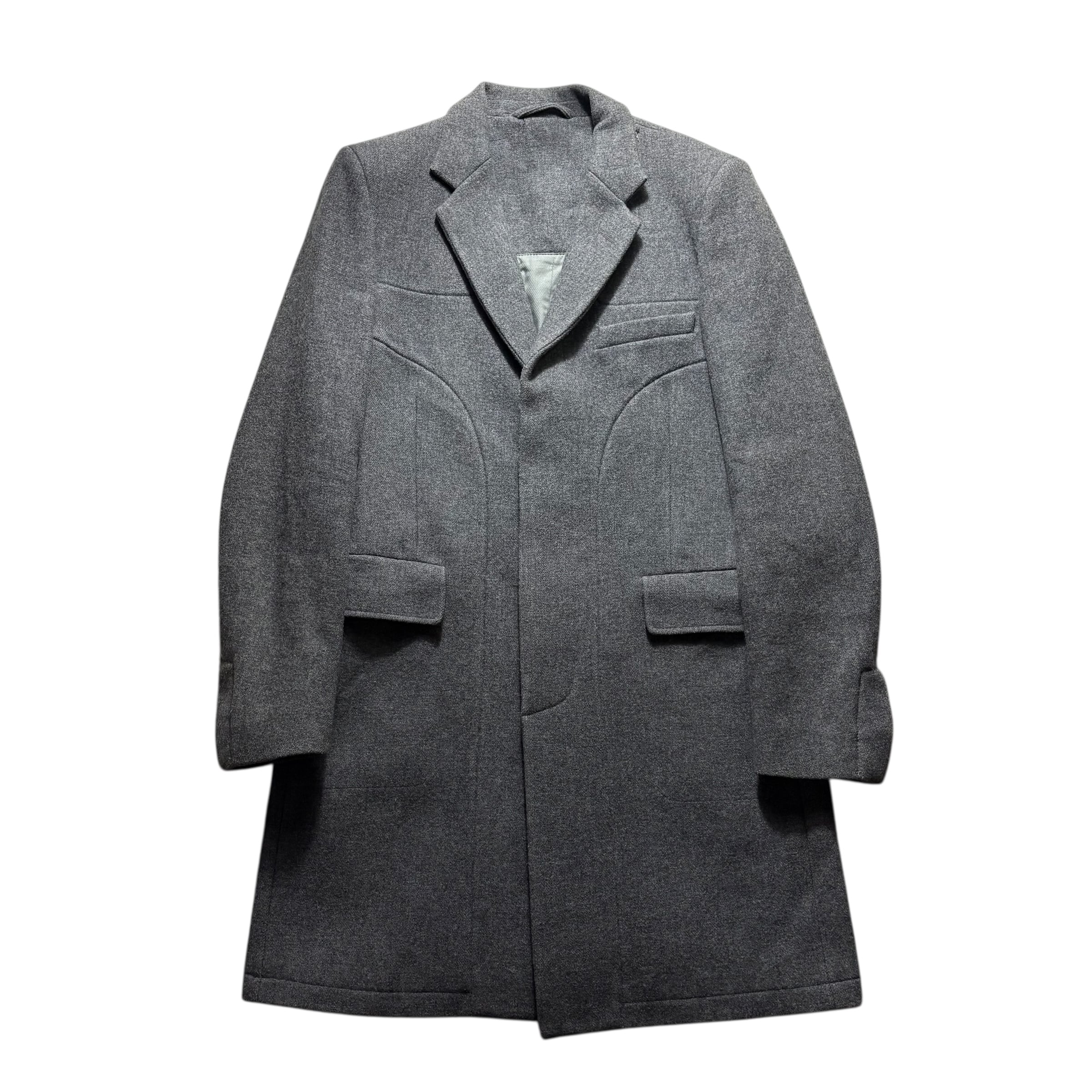 vintage SHIRIN GUILD stand collar wool coat | NOIR ONLINE
