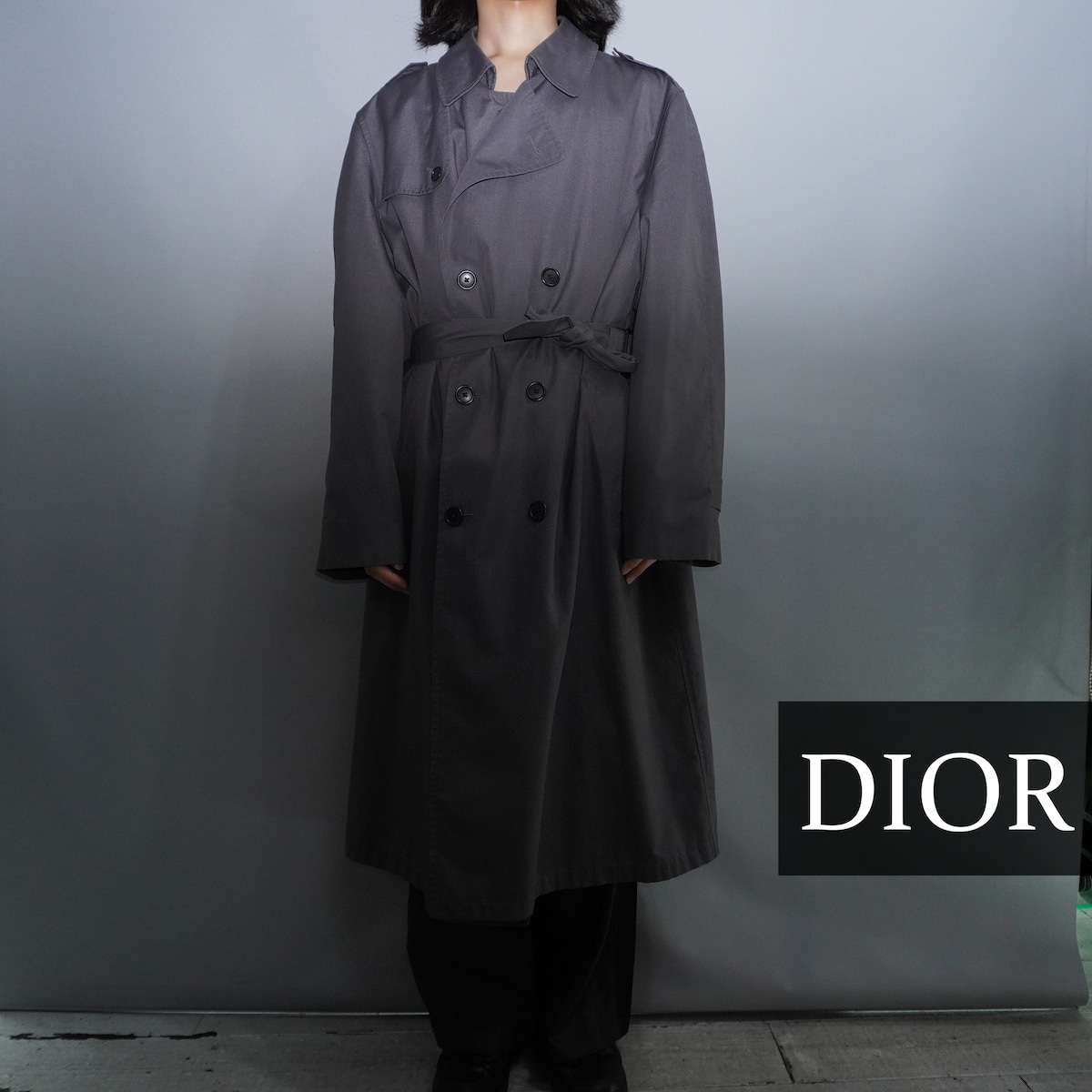 Christian Dior】ディオール ”完品”オーバーサイジングトレンチコート