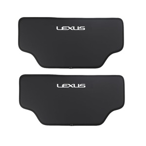 【新着特価】レクサス LBX 10系 MAYH10型 15型 GAYA16型 2023年11月〜現行 車種専用設計 キックガード シートバックカバー プロテクター 後部座席 蹴り防止 汚れ防止 引っかき傷対策 取付簡単 刺繍ロゴ付け アクセサリー カーインテリア 二枚セット
