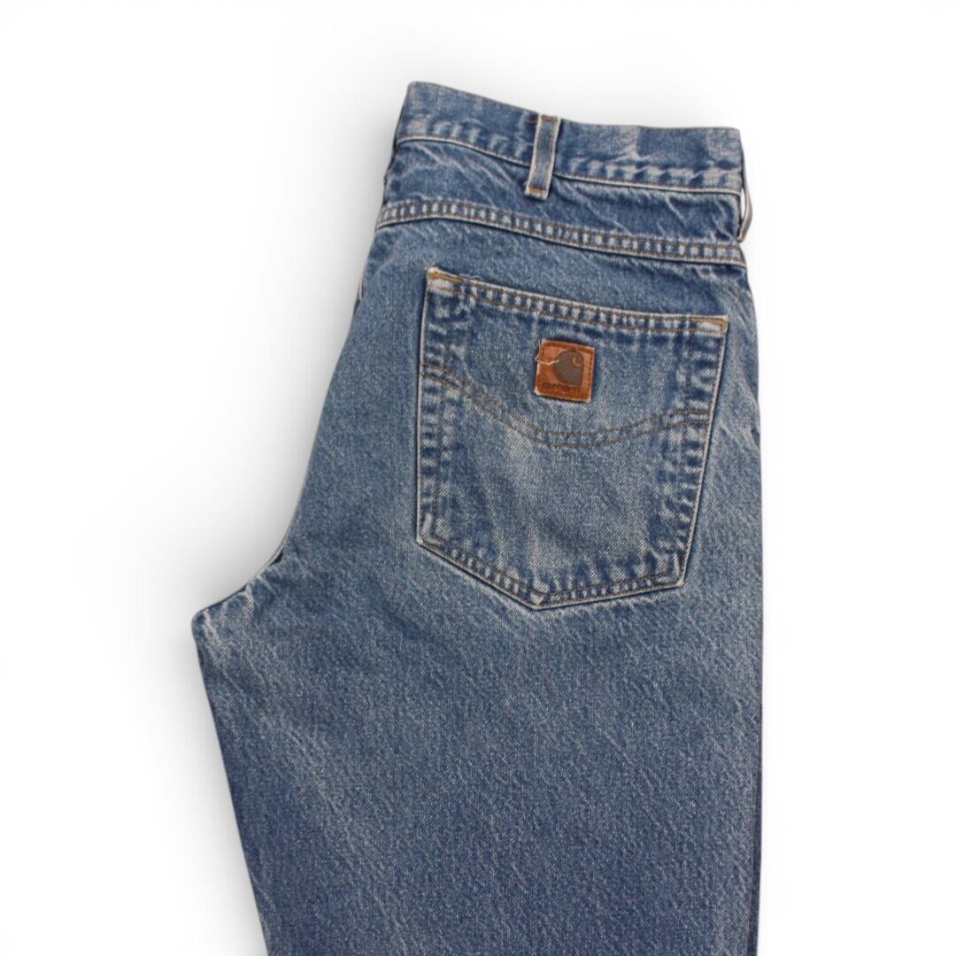 古着 Carhartt W34×L32 Work Pants Dark Glay カーハート ワークパンツ