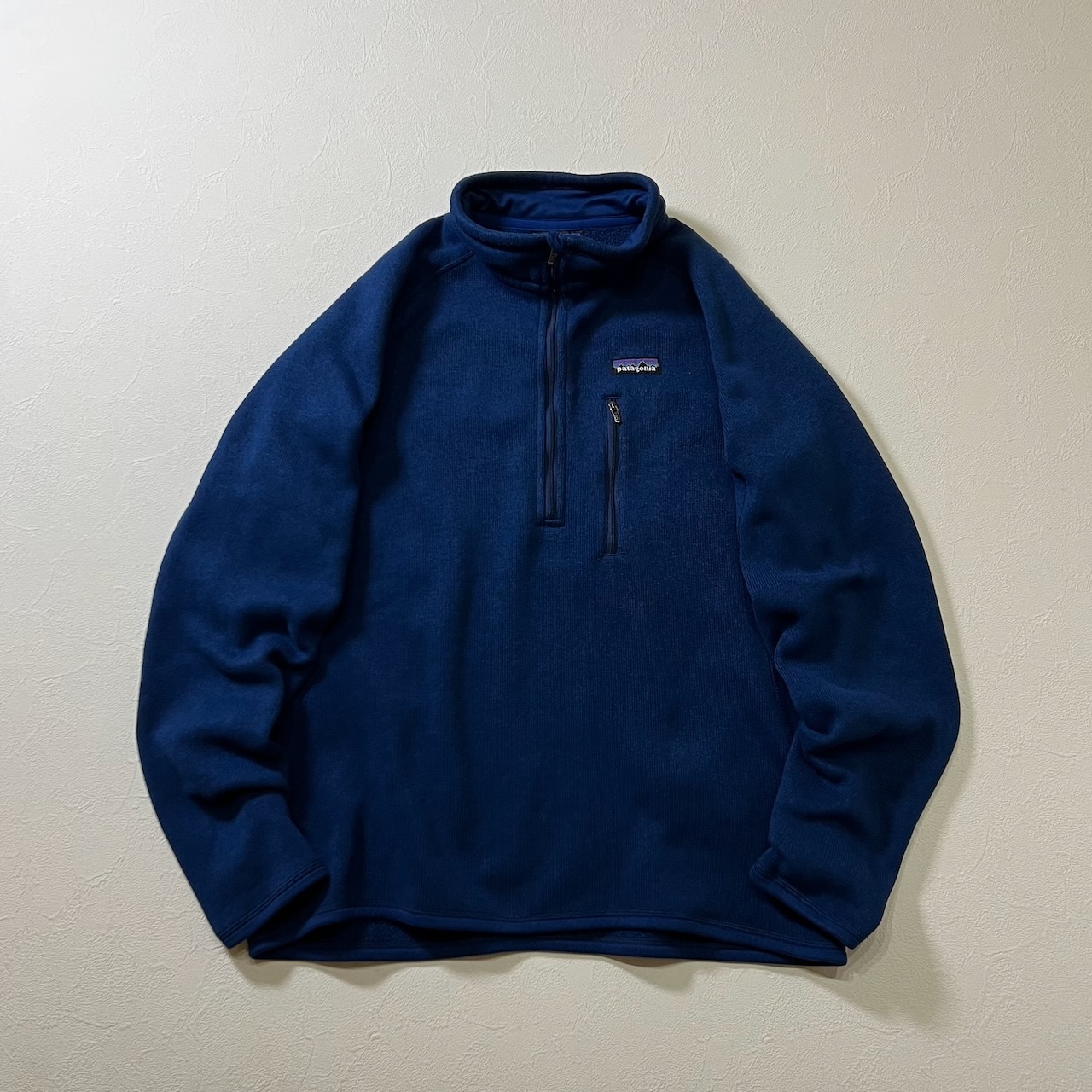 patagonia 初期型 ベターセーター ハーフジップ フリース パタゴニア ネイビー L 古着