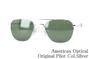 American Optical サングラス Original Pilot COL.SILVER スクエア アメリカンオプティカル オリジナルパイロット AO 正規品