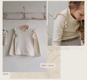 韓国子供服 / 26winter / puella FLO / レモンドT / キッズ / 冬服 *90~140*