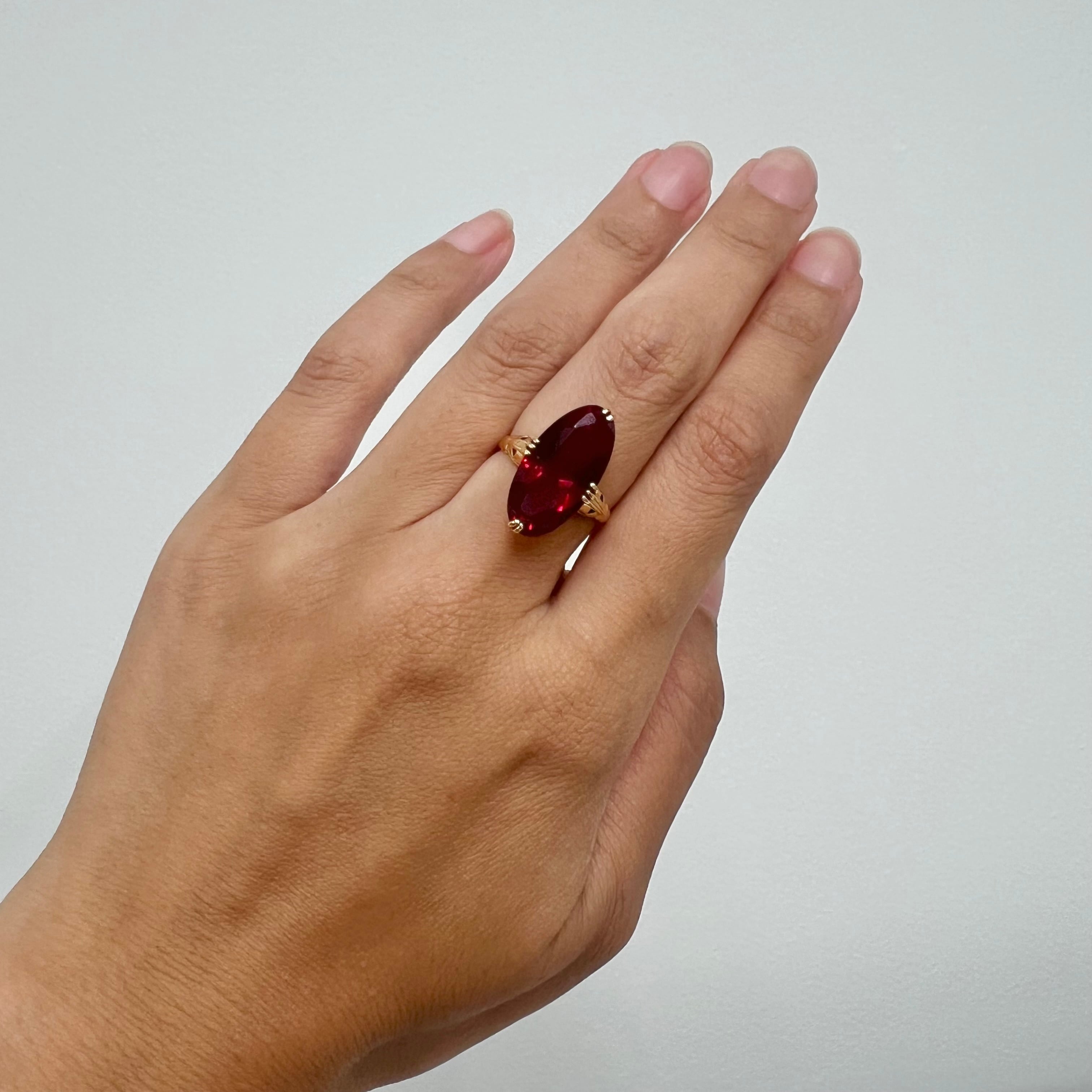 日本の作品】昭和レトロ デザイン 千本透かし ヴィンテージ リング K18