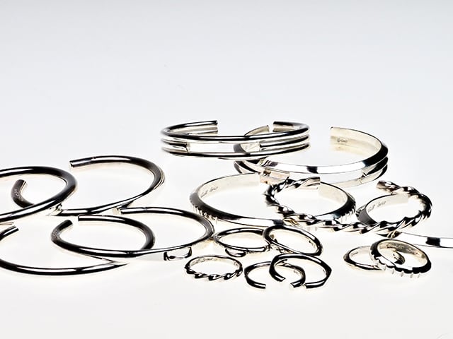 R-029 TRIANGLE TWIST リング | WAKAN SILVER SMITH online store