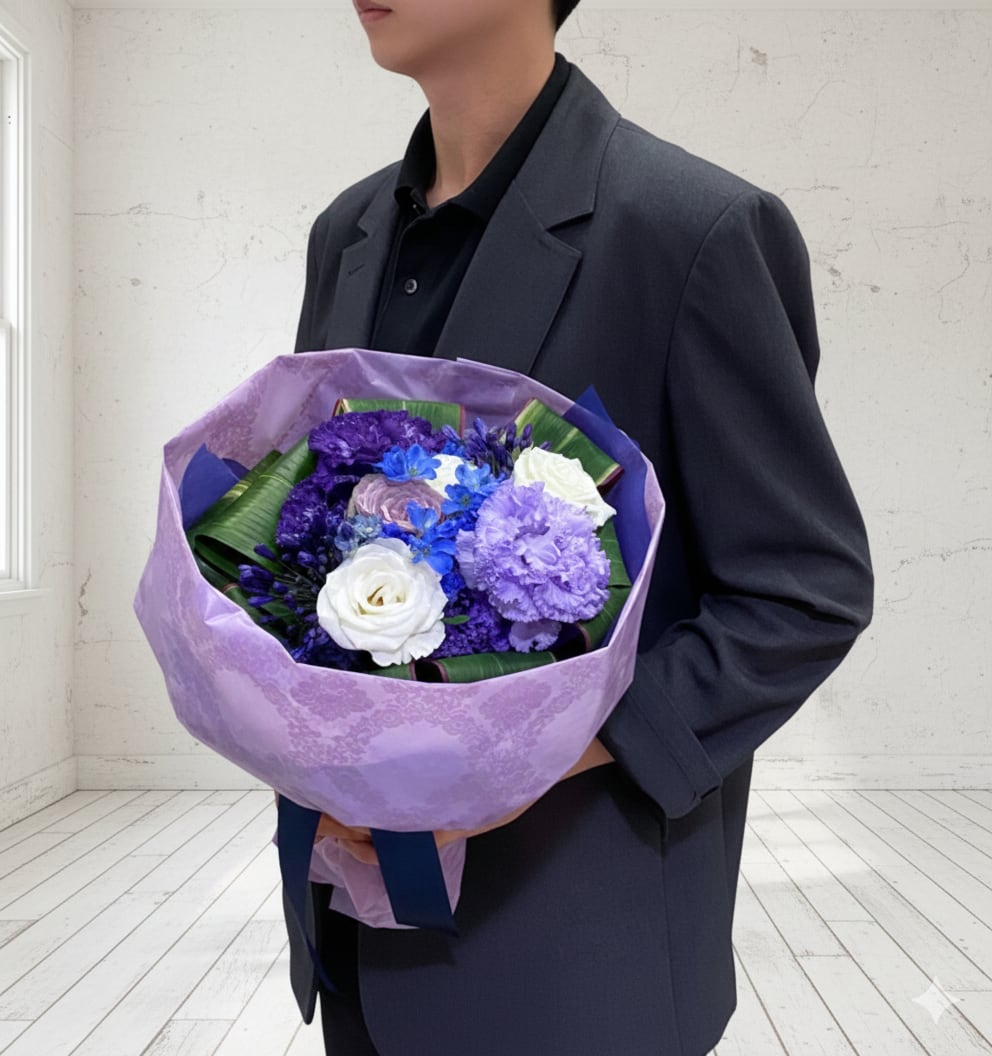 花材セット ブルーパープル No．524 セット パープル 花材 紫