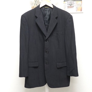 D'URBAN Stripe Pattern Set-Up Suit Black