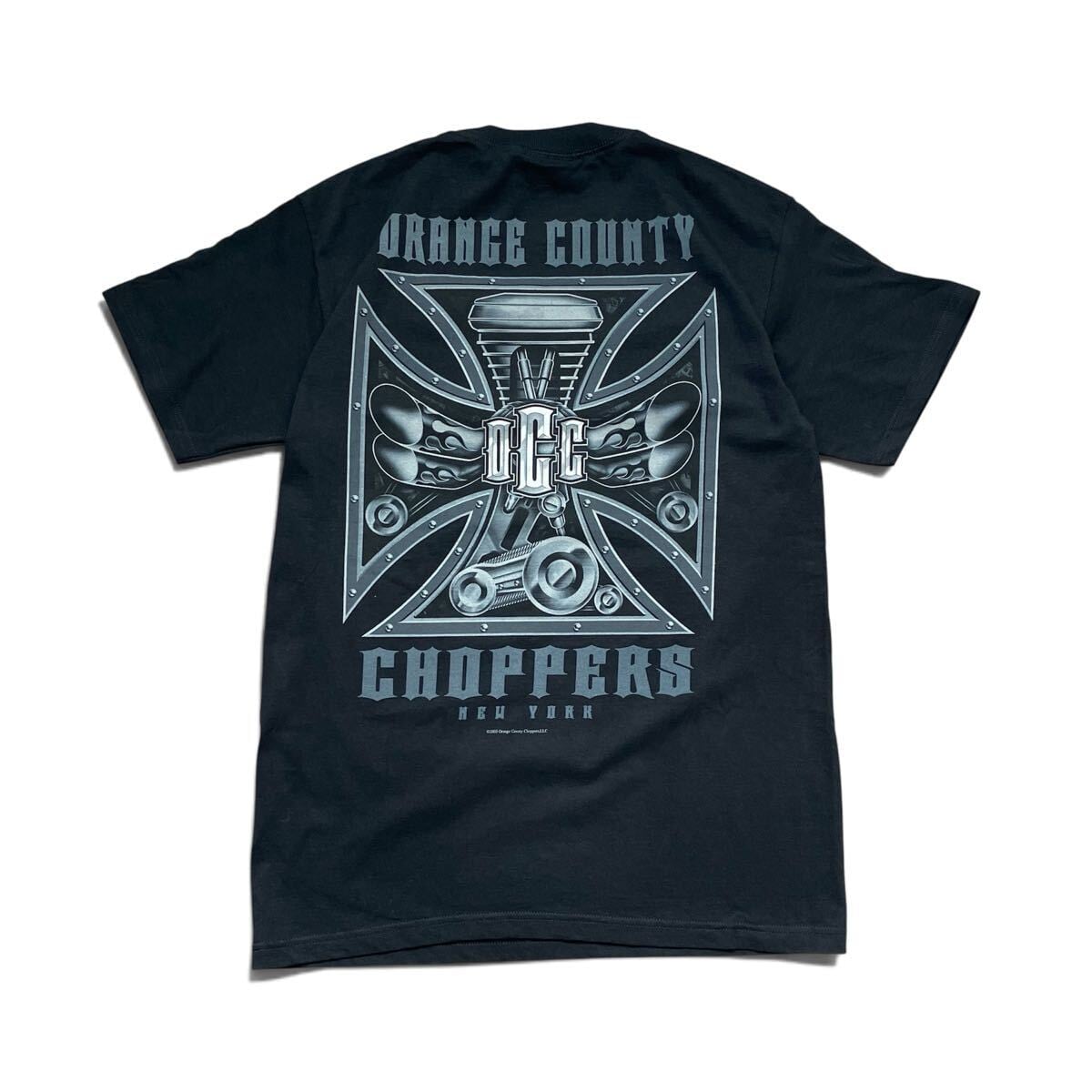 90s Hanes Triumph Motorcycles 両面プリントTシャツ ネイビー L