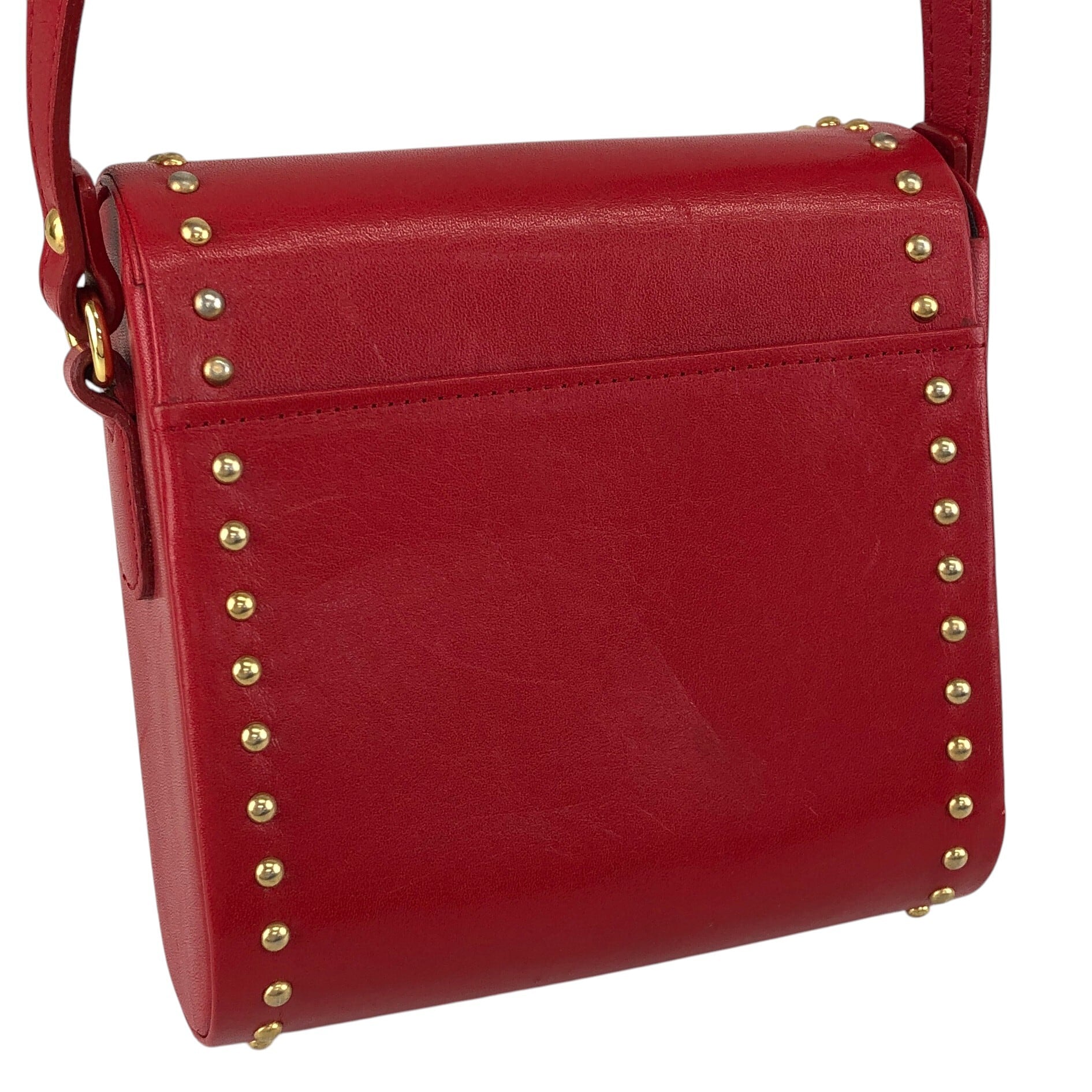 Yves Saint Laurent ショルダーバッグ レッド Yves Saint Laurent イヴ・サンローラン ショルダーバッグ レッド