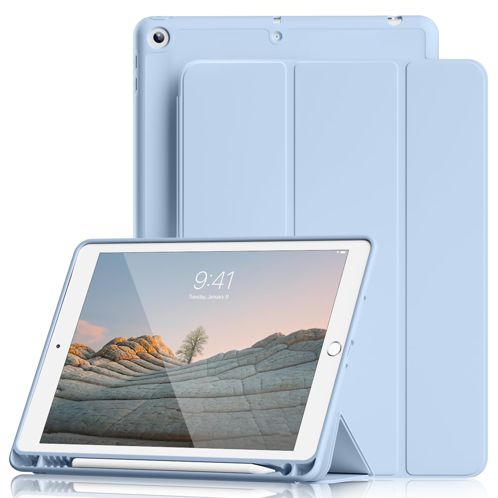 Lsmmpoba iPad 9世代 ケース 10.2インチ ipad ケース 第9/8/7世代 カバー 2021/2020/2019対応