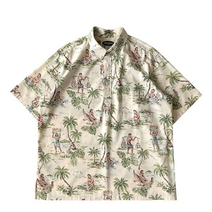 USED Aloha shirt / RIGGERS / size XL