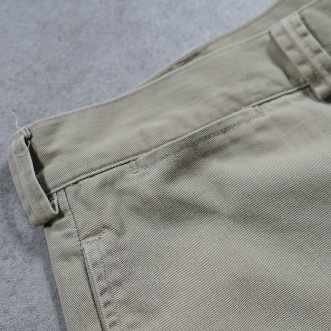 90s 初期型 USA製 Polo by Ralph Lauren POLO CHINO "No pleats" beige W34L30.5相当 古着 - 7