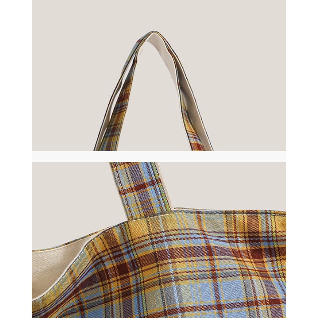 checked logo shoulder bag　チェック柄ロゴショルダーバッグ　J1459