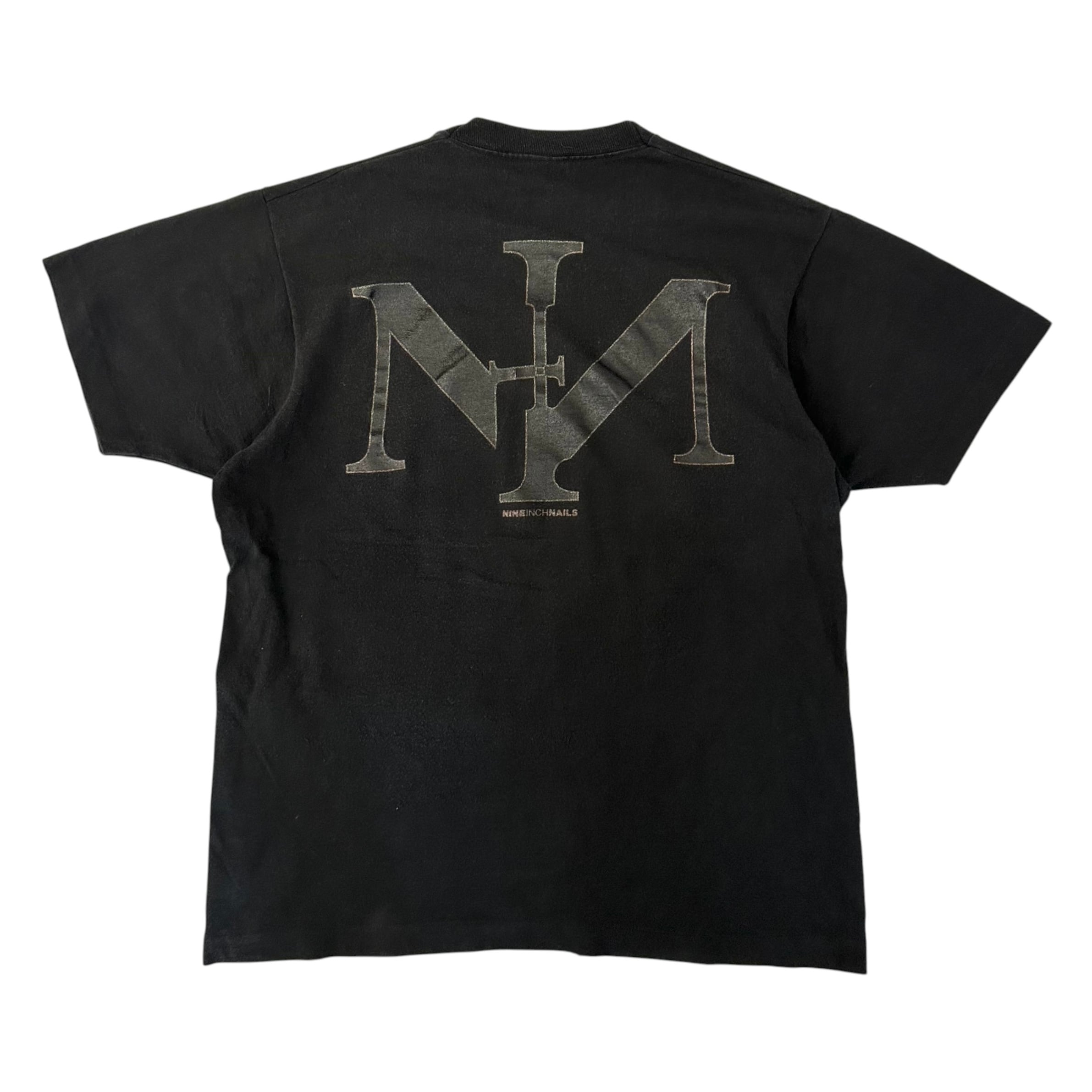 【希少品】ARMAND BASI 90s 本革 幾何学 BLACKシルエット○ 90s NINE INCH NAILS T-SHIRT | BerBerJin Yuhodo