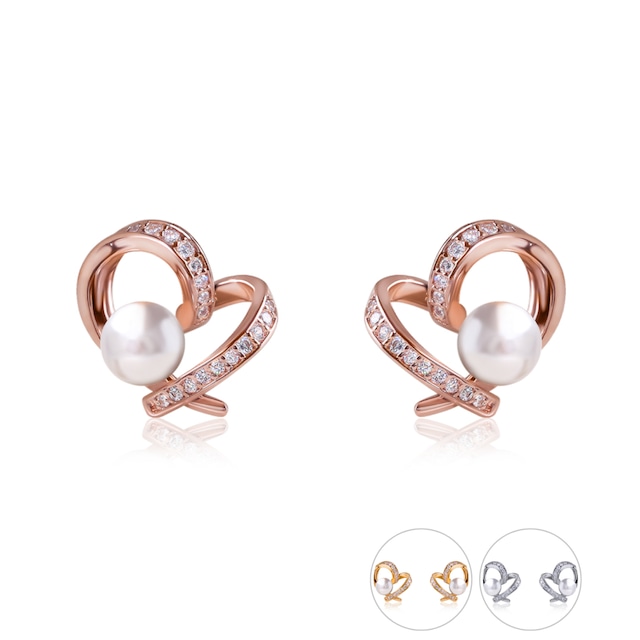 メネムハートパール ピアス