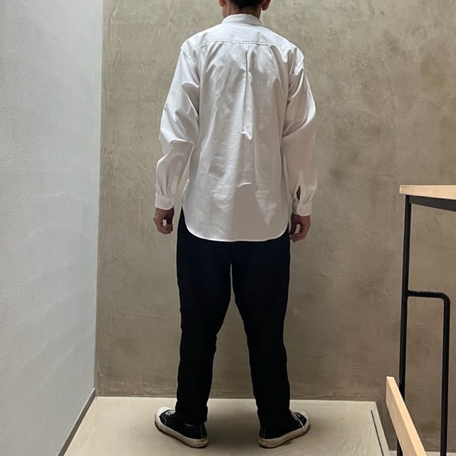 ASEEDONCLOUD/アシードンクラウド HW pull-on シャツ #221609 white