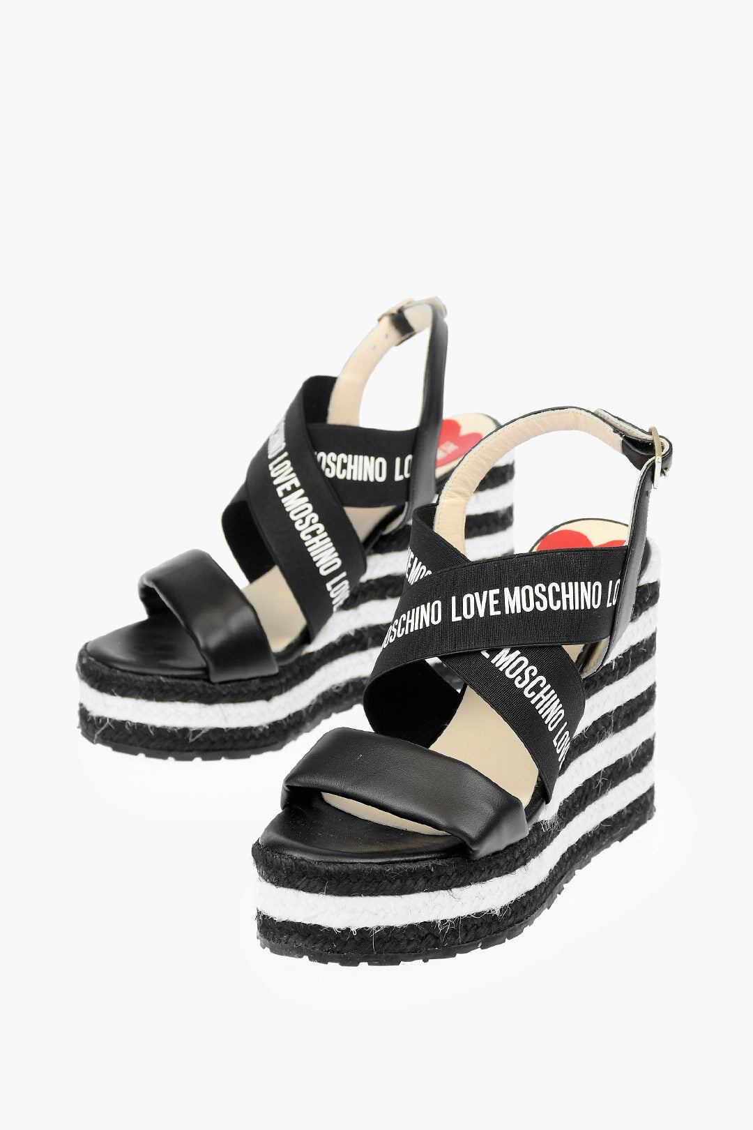MOSCHINO モスキーノ サンダル レザー・ラバー