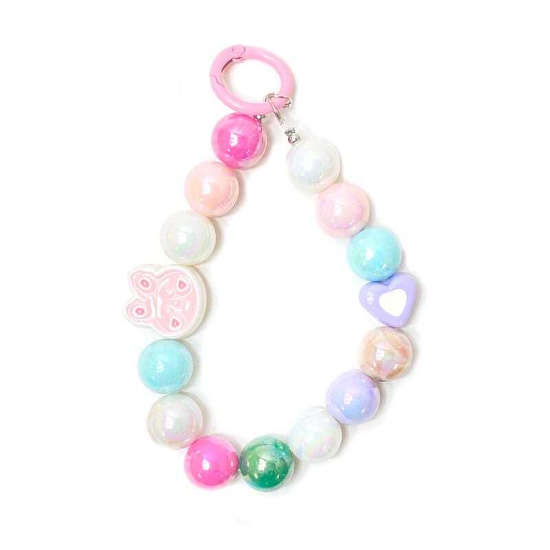 推し活☆ 推し色スマホブレスレット ラビット カラフル ビーズ | JANE