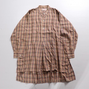 1960s EURO “MARQUE DEPOSEE” Grandfather Shirt　c270