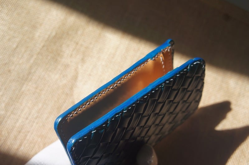 プレミアムウォレット】ルガトショルダーのスリムウォレット【琉球