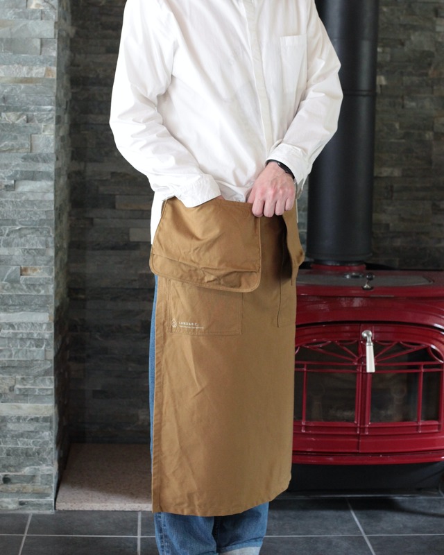 Detachable apron KH / デタッチャブル エプロン（カーキ）