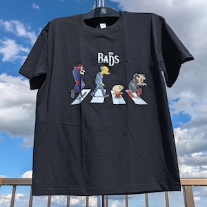 【 The BADS 】Abbey Road / アビーロード / アビイ・ロード / 映画Tシャツ / 80'90' MOVIE / Tシャツ〚アメリカン雑貨 アメトイ〛
