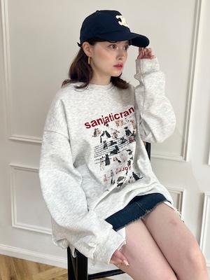 【GiGi viora】animal print sweat