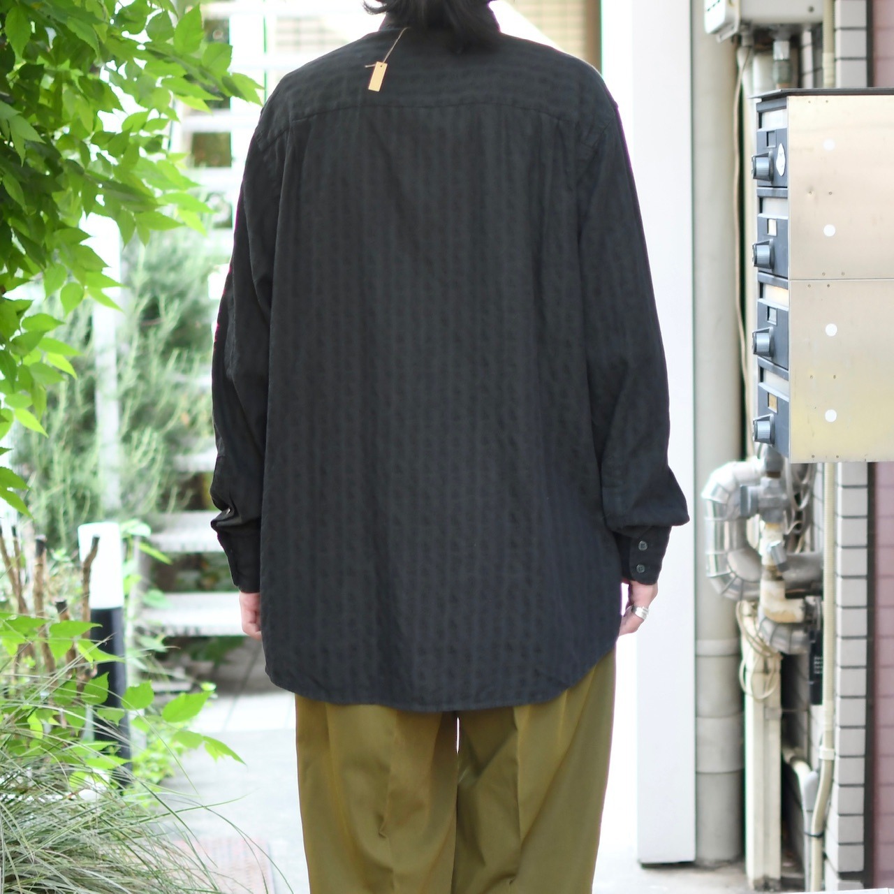 Perry Ellis paisley pattern rayon shirt
