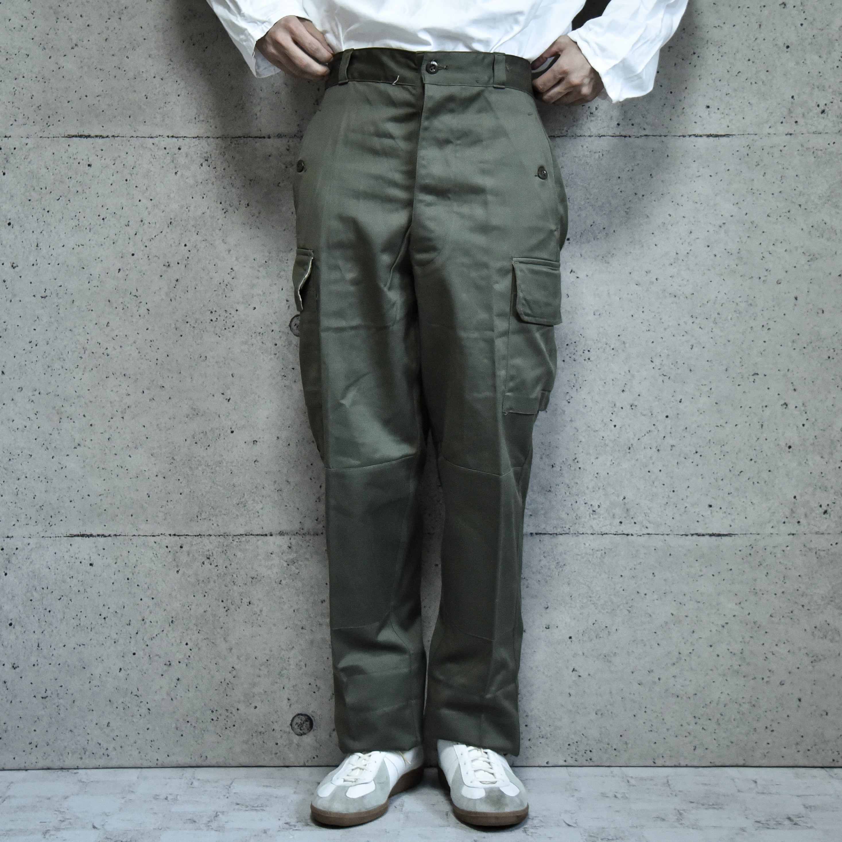 【DEAD STOCK】60s French Army M64 Field Pants フランス軍 M47 後継モデル M64 カーゴパンツGUY  LEROY