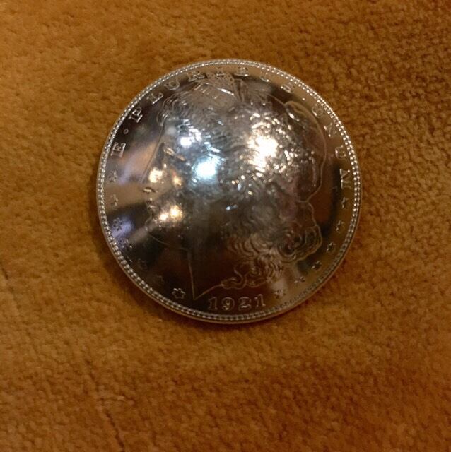 Silver Concho “One Dollar 1921” | BomCouro