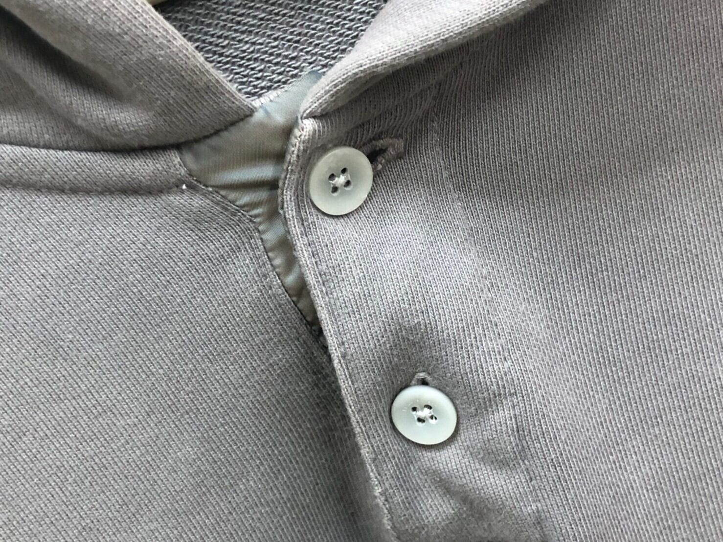 FEAR OF GOD Sixth Collection Everyday Henley Hoodie LARGE GREY ...