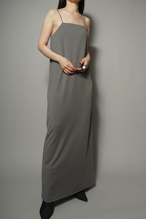 JERSEY CAMI DRESS  (GRAY)　2402-72-T3430