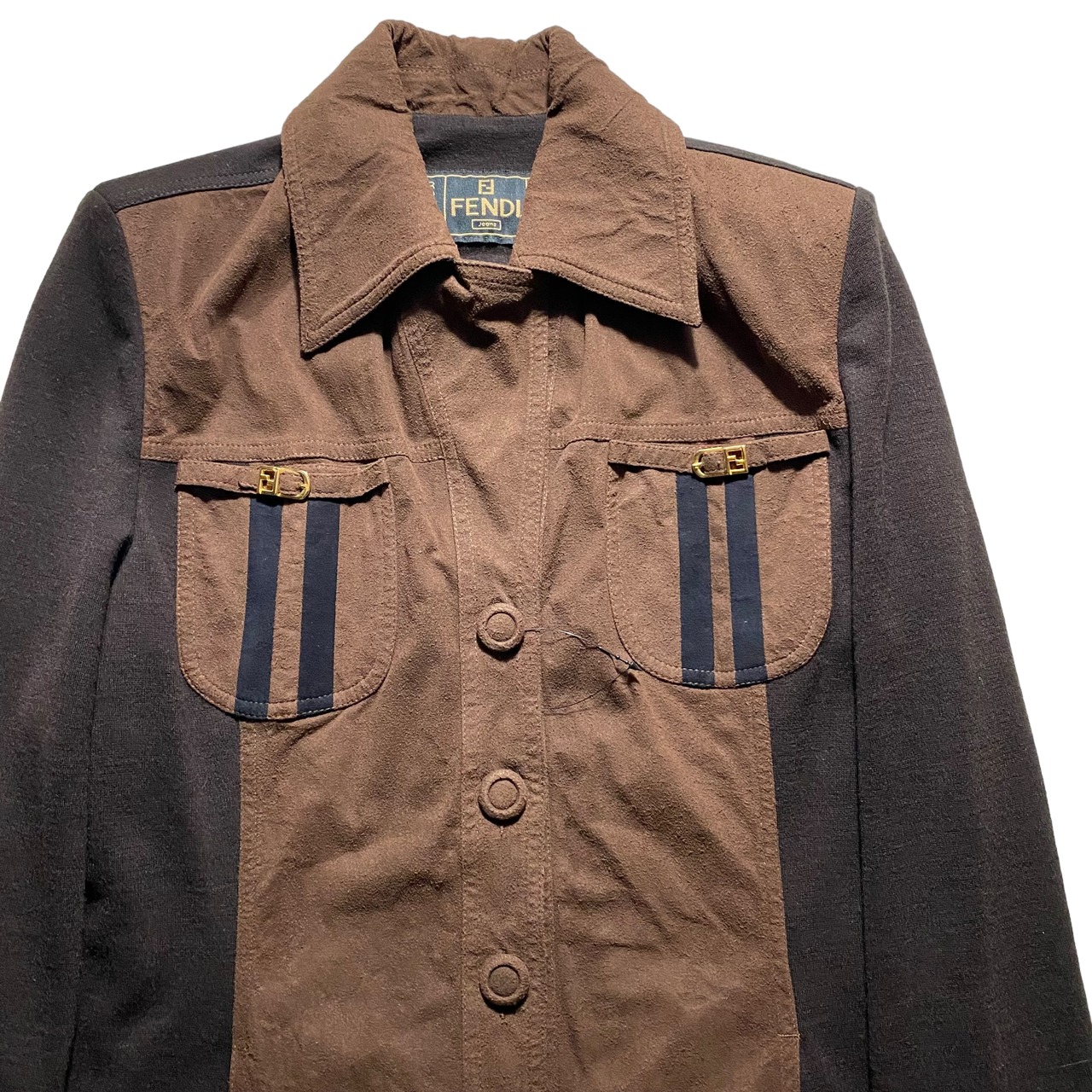 vintage FENDI switching knit set-up