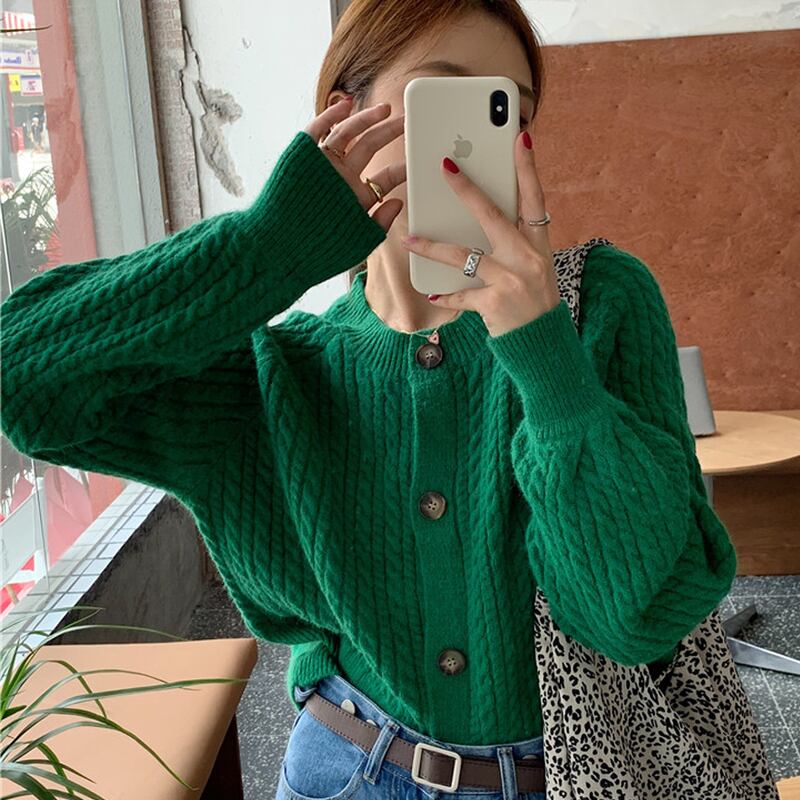 スタンダードセーター ジャケット スプリングスタイルルーズカーディガントップス レトロ 春物 試着室65996646779