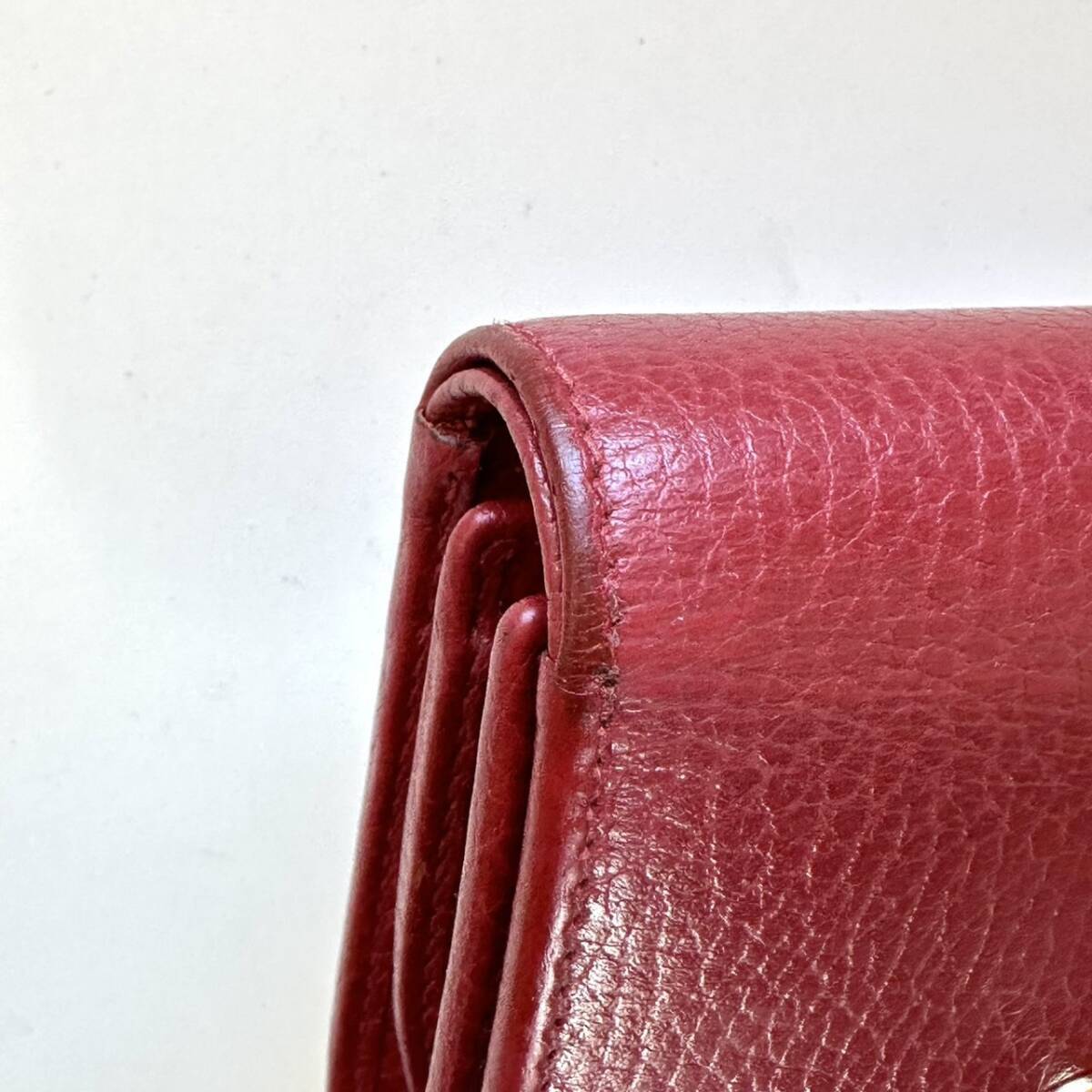 グッチ GUCCI 二つ折り財布 GGマーモント レッド | 万福財布