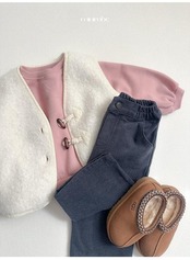 〖取寄〗韓国子供服 / 26winter / minirobe / ラグランラウンドトレーナー / キッズ *S~XL*