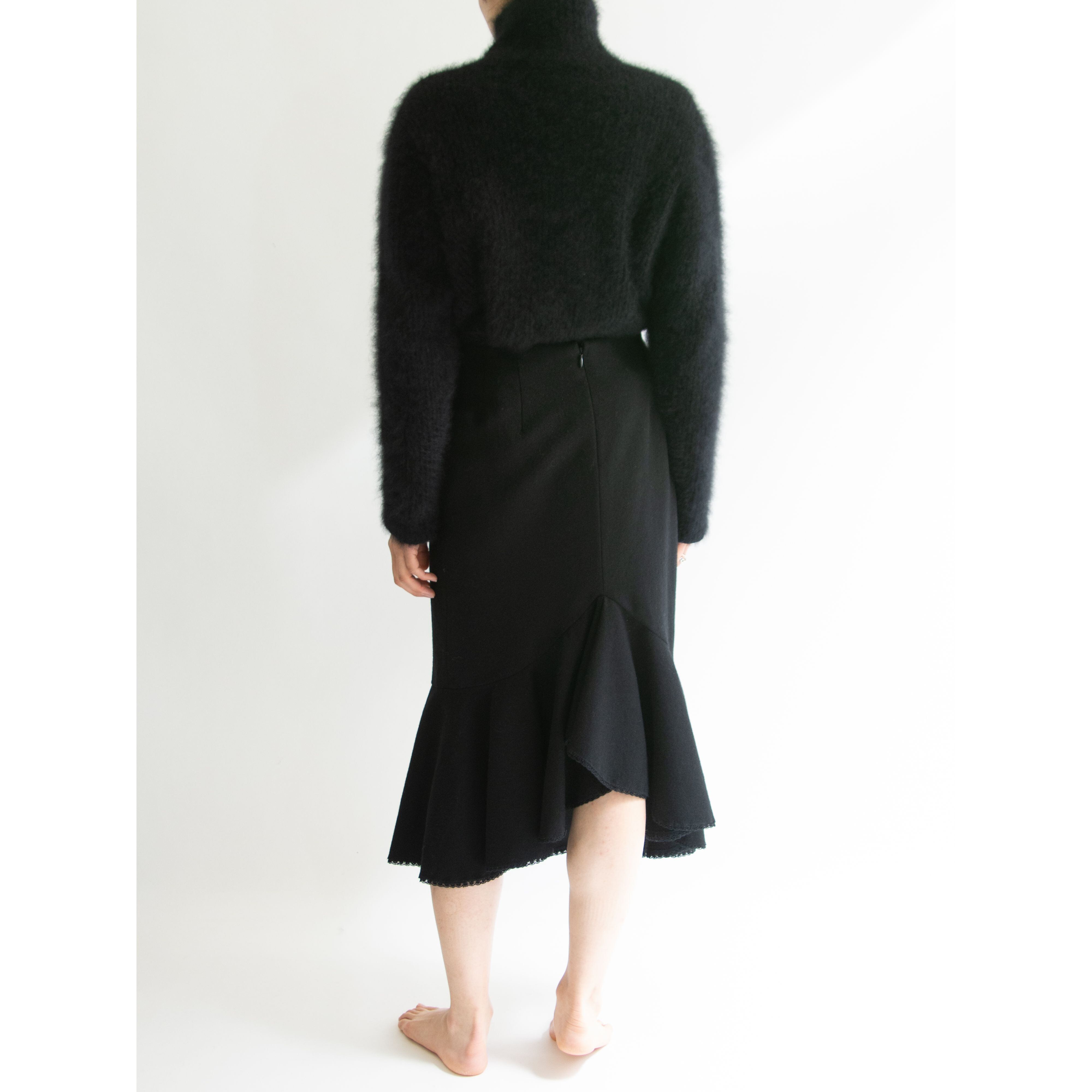 【KEITA MARUYAMA】Made in Japan Wool-Polyurethane Skirt(ケイタマルヤマ 日本製ウールポリウレタンスカート)