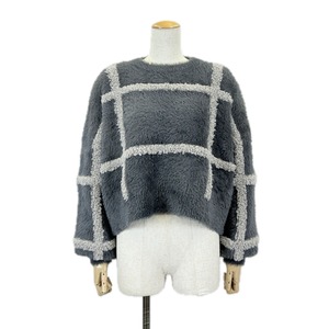 ふわもこシャギーニット923-14115-073