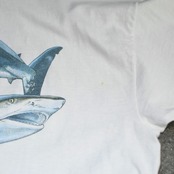 90's Guy Harvey shark print tee