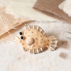 和紙小物/アクセサリー『ヒラメ（砂擬態）』