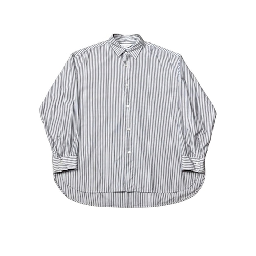 UNUSED - Side Slit Stripe Shirt (size-3) ¥13000+tax