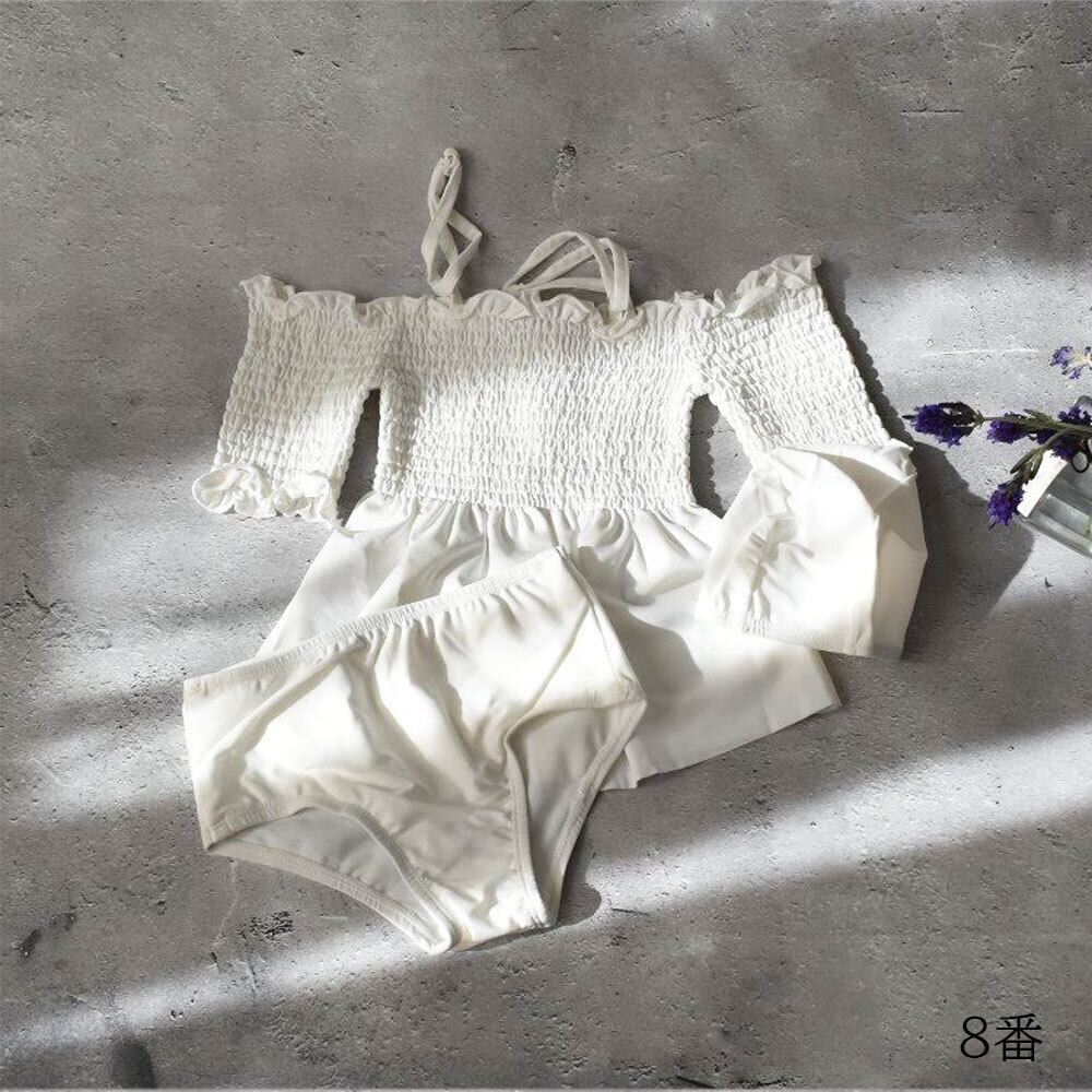 KGS8057-SET 水着 女の子 セパレート 【選べる15柄】 上下別柄 110 120