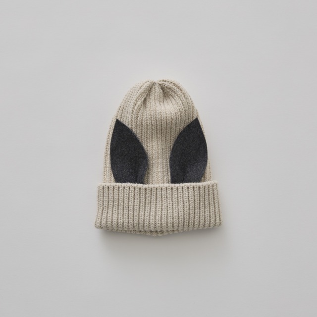 【25AW】eLfinFolk(エルフィンフォルク)Beast Beanie Ⅱ byCA4LA ivory(S/M)帽子 ニット帽 うさ耳 アイボリー
