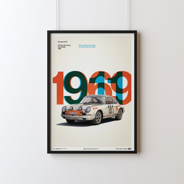 Automobilist "Porsche 911R - Tour de France - 1969 - White"LIMITED EDITION