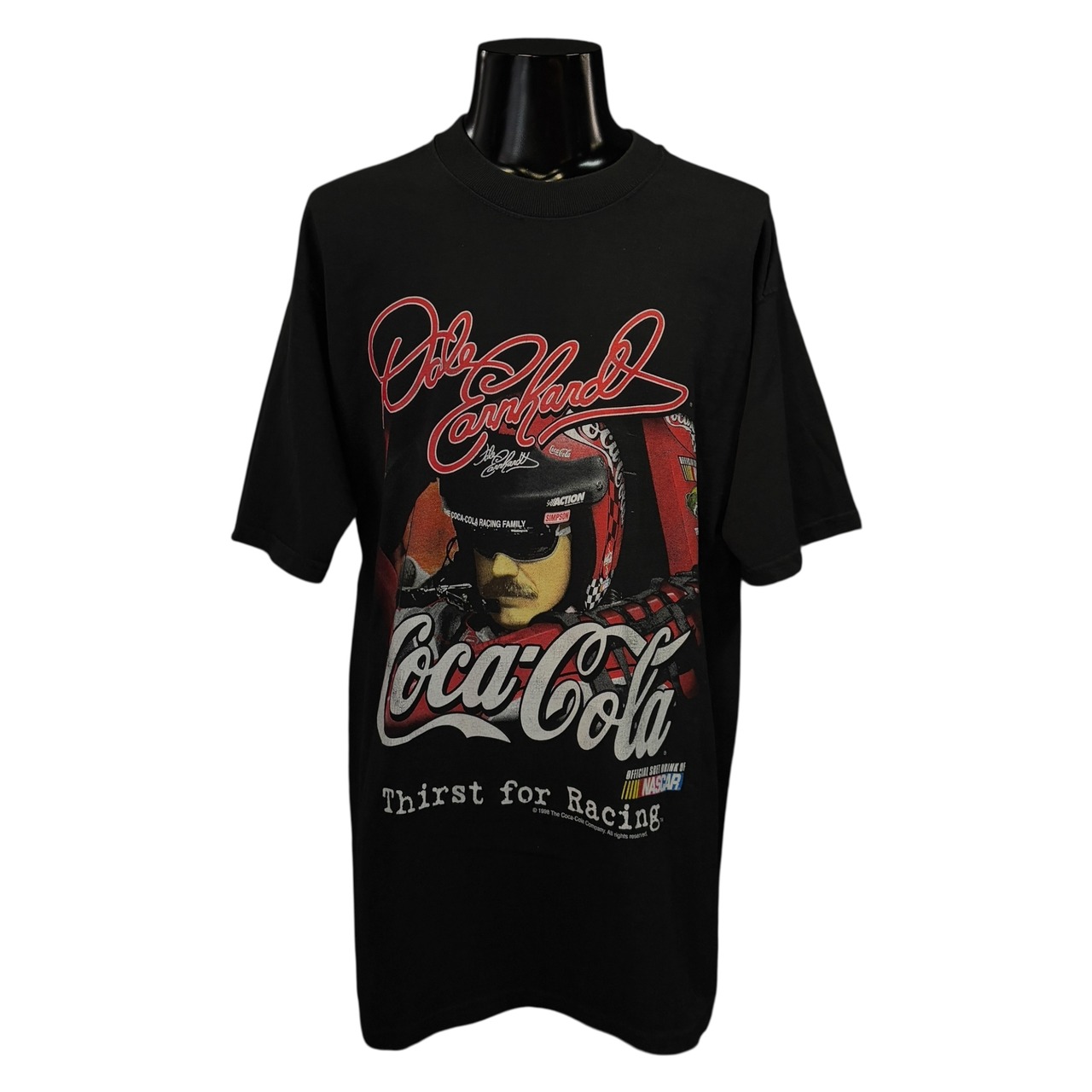 【COCA COLA×NASCAR】コカコーラ ナスカー "Ralph Dale Earnhardt Sr" 90's Vintage Tシャツ XL相当
